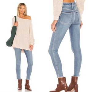 We The Free highrise jeggins skinny raw hem size 28